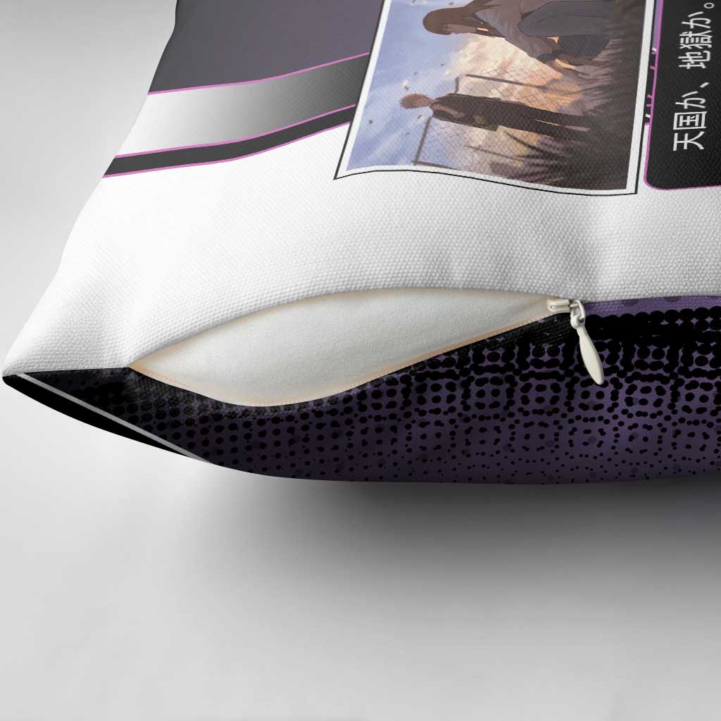 Heavenly Delusion Duo Pillow Cover Post-Apocalyptic Manga Style