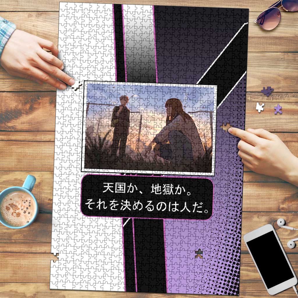 Heavenly Delusion Duo Puzzle Post-Apocalyptic Manga Style