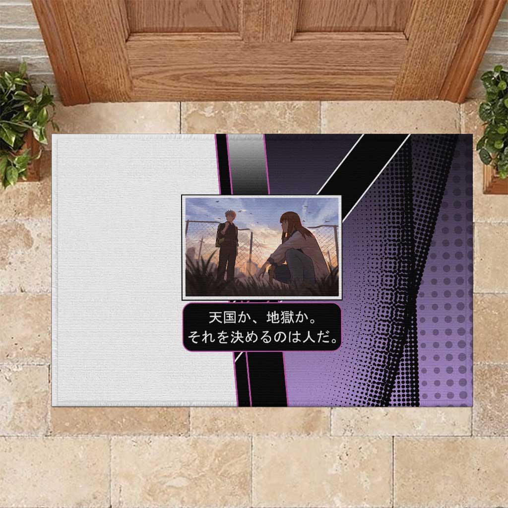 Heavenly Delusion Duo Rubber Doormat Post-Apocalyptic Manga Style