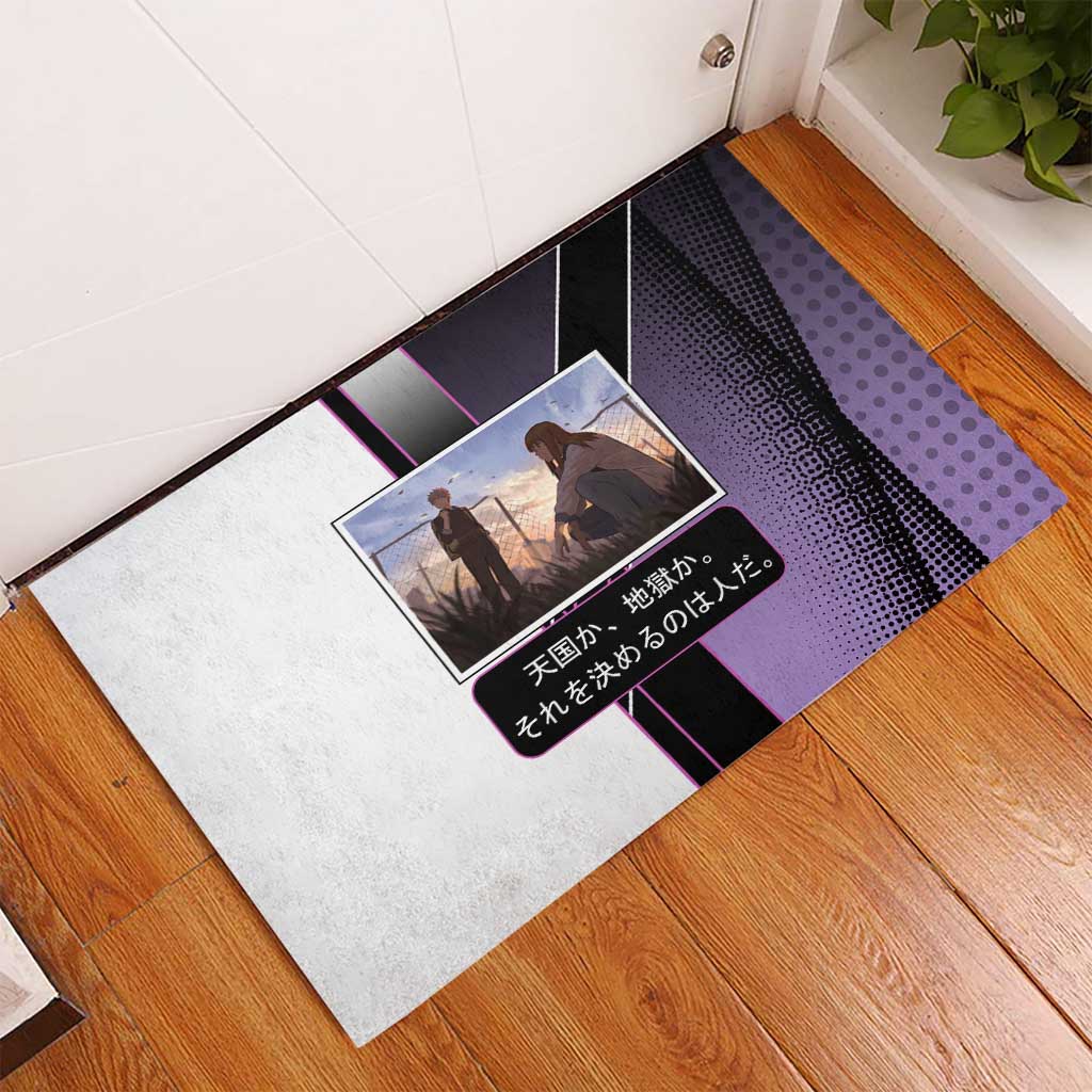 Heavenly Delusion Duo Rubber Doormat Post-Apocalyptic Manga Style
