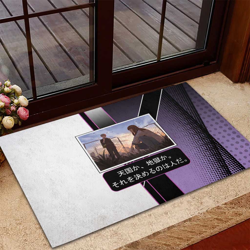 Heavenly Delusion Duo Rubber Doormat Post-Apocalyptic Manga Style