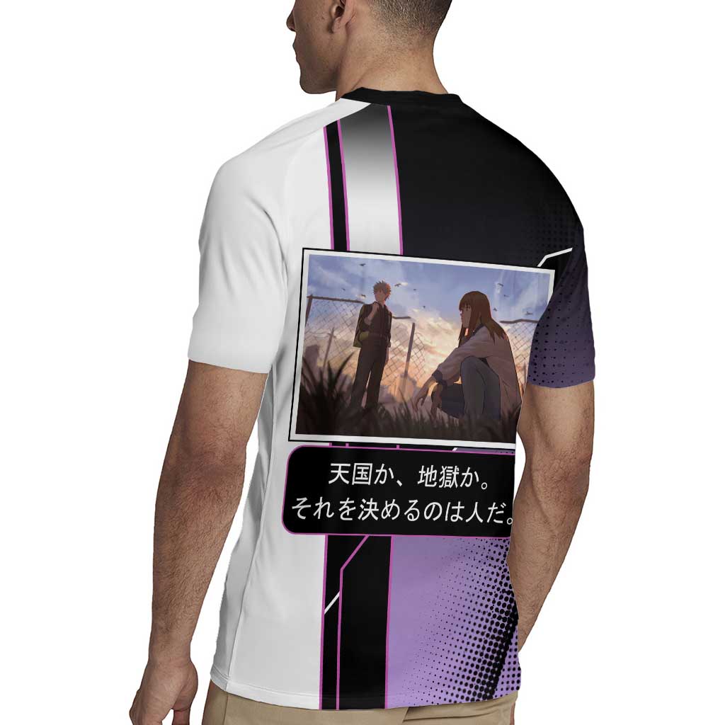 Heavenly Delusion Duo Rugby Jersey Post-Apocalyptic Manga Style