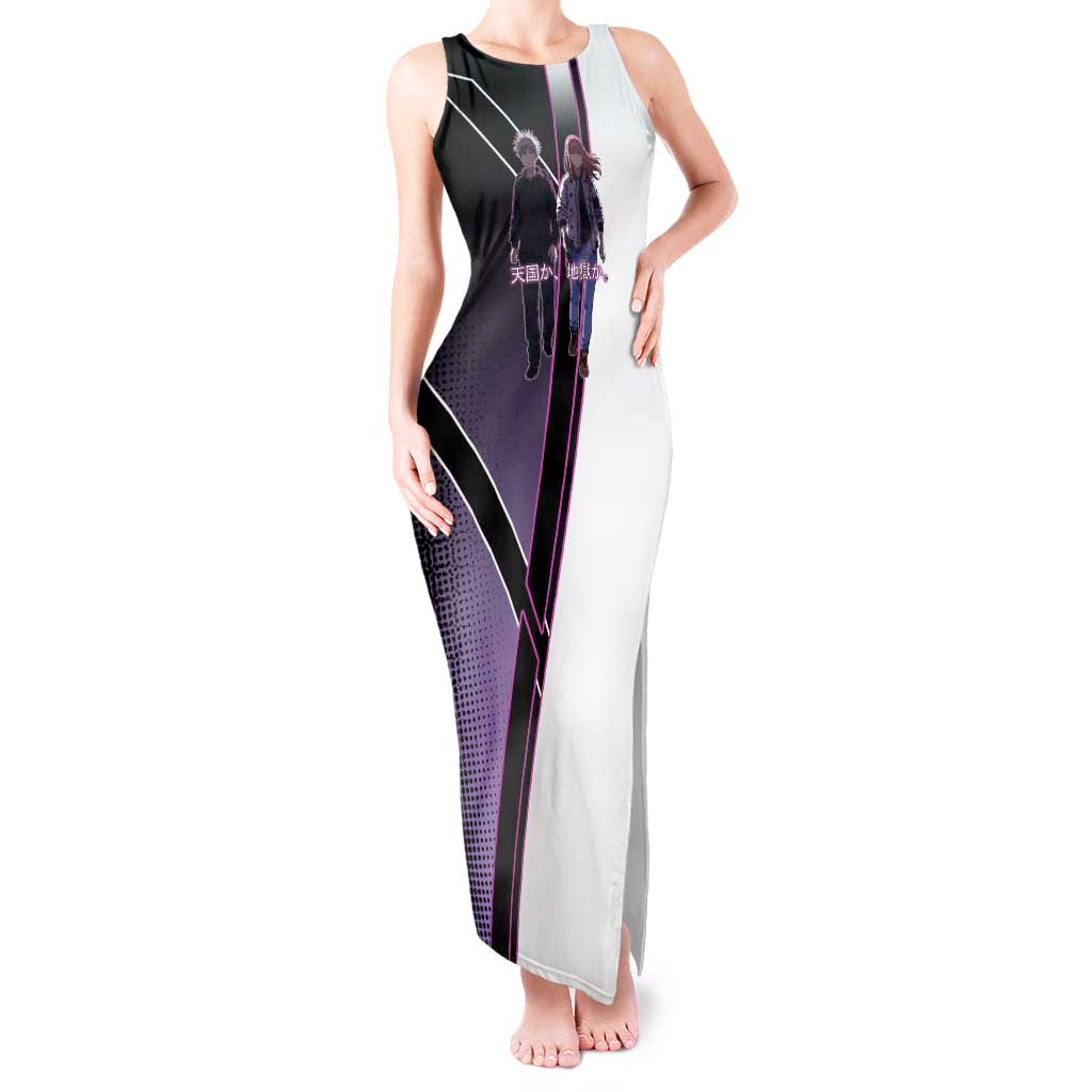 Heavenly Delusion Duo Tank Maxi Dress Post-Apocalyptic Manga Style