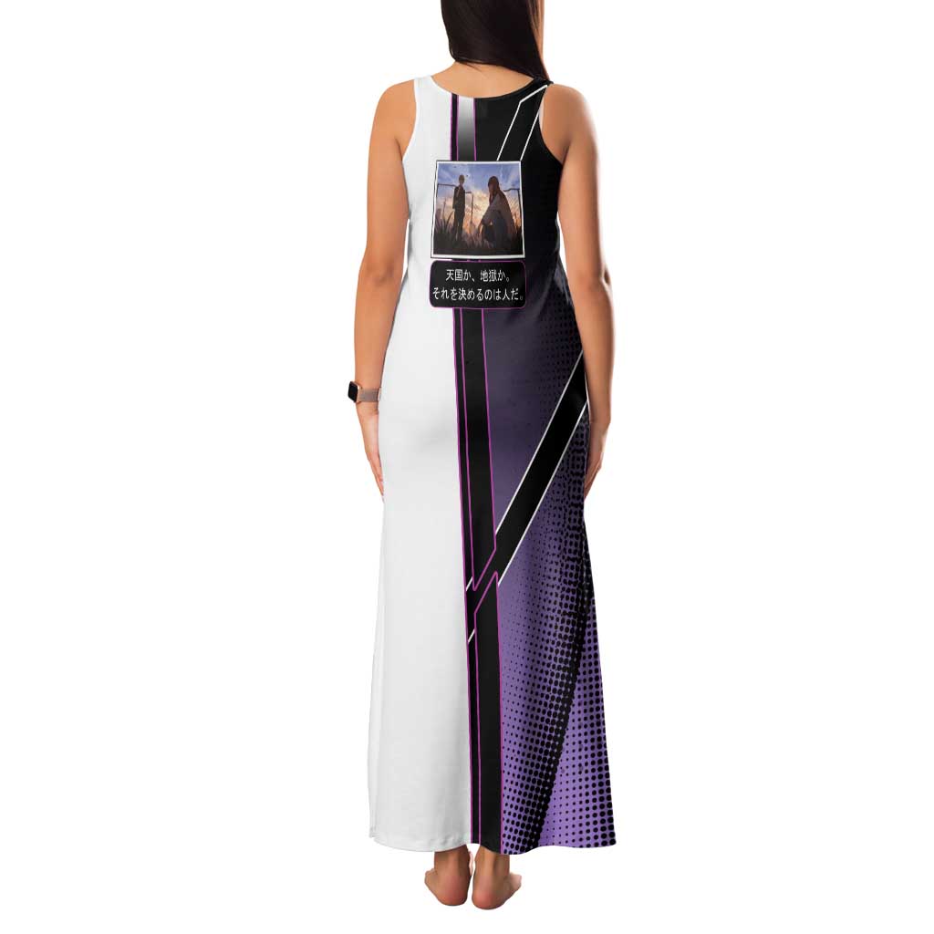 Heavenly Delusion Duo Tank Maxi Dress Post-Apocalyptic Manga Style