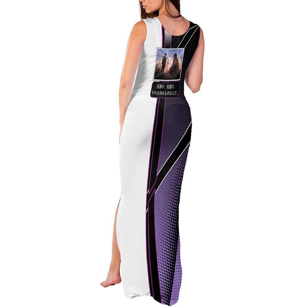 Heavenly Delusion Duo Tank Maxi Dress Post-Apocalyptic Manga Style