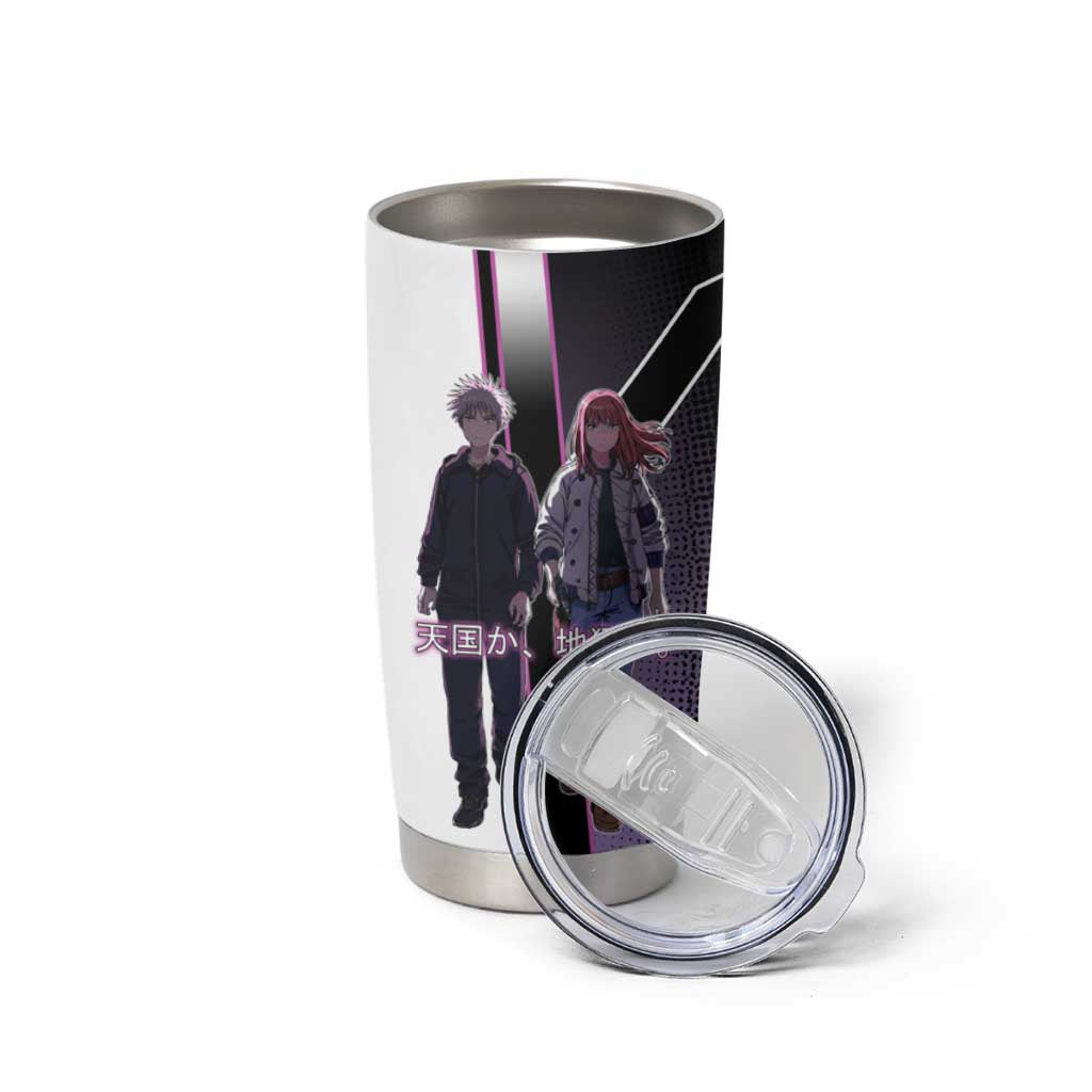 Heavenly Delusion Duo Tumbler Cup Post-Apocalyptic Manga Style