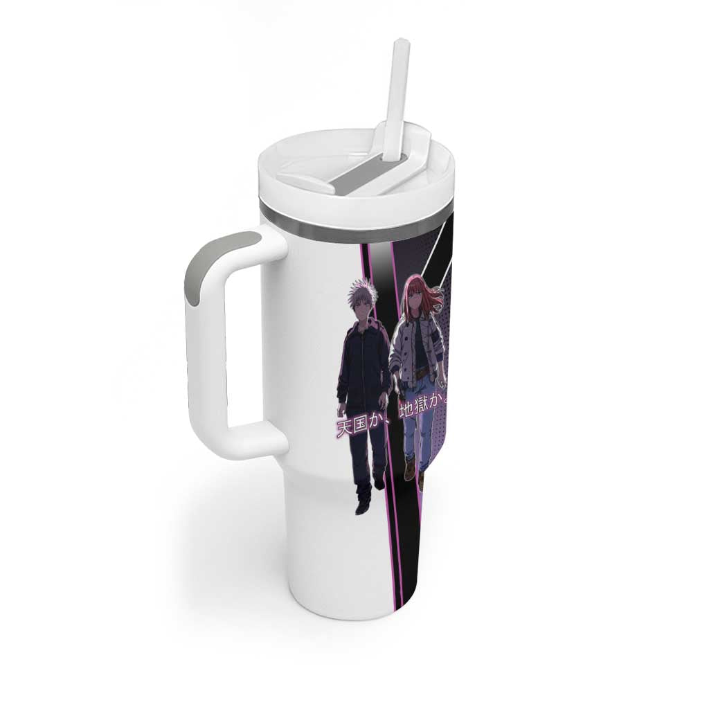 Heavenly Delusion Duo Tumbler With Handle Post-Apocalyptic Manga Style