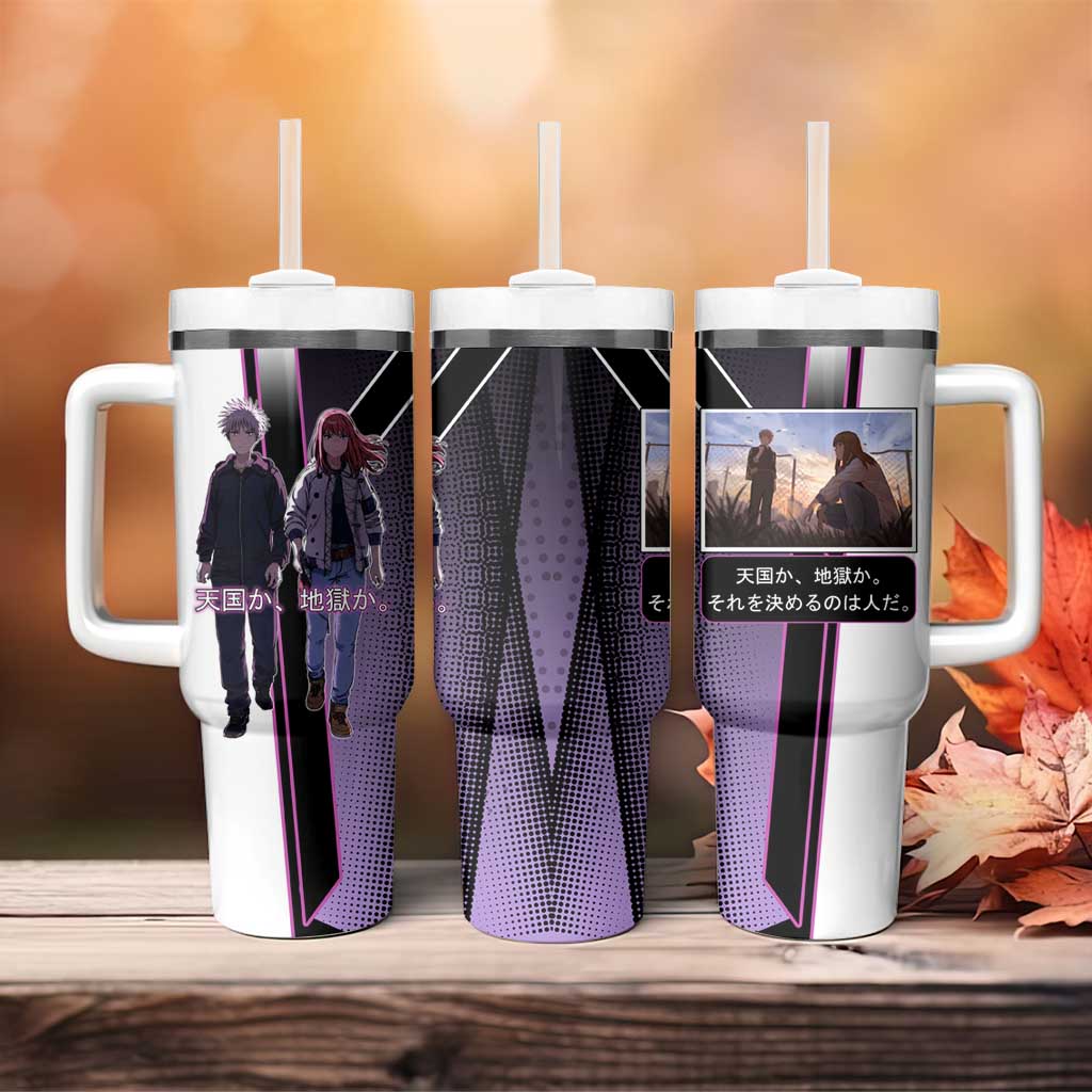 Heavenly Delusion Duo Tumbler With Handle Post-Apocalyptic Manga Style