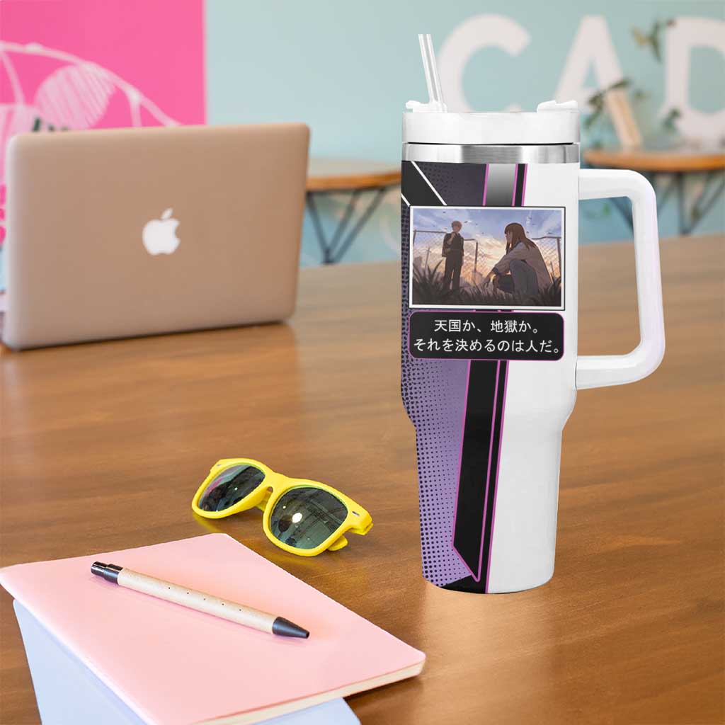 Heavenly Delusion Duo Tumbler With Handle Post-Apocalyptic Manga Style