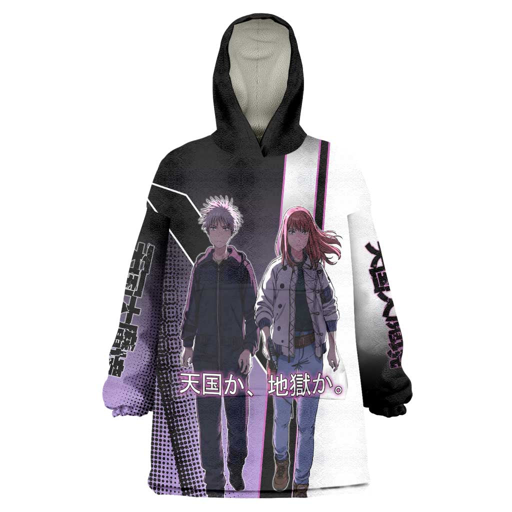 Heavenly Delusion Duo Wearable Blanket Hoodie Post-Apocalyptic Manga Style