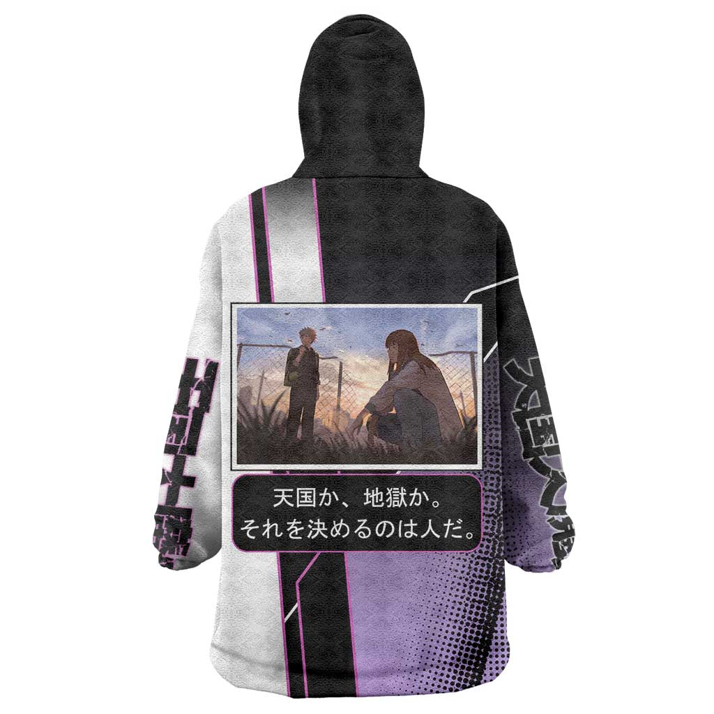 Heavenly Delusion Duo Wearable Blanket Hoodie Post-Apocalyptic Manga Style