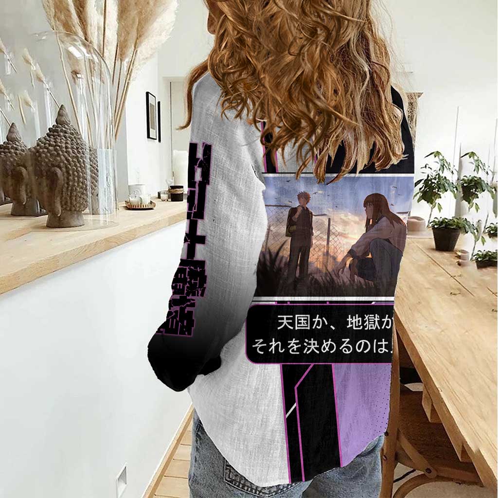 Heavenly Delusion Duo Women Casual Shirt Post-Apocalyptic Manga Style