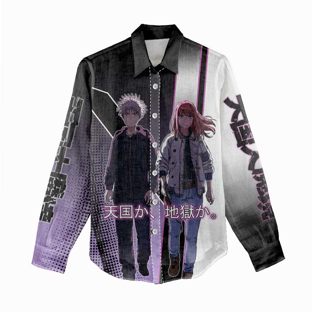 Heavenly Delusion Duo Women Casual Shirt Post-Apocalyptic Manga Style