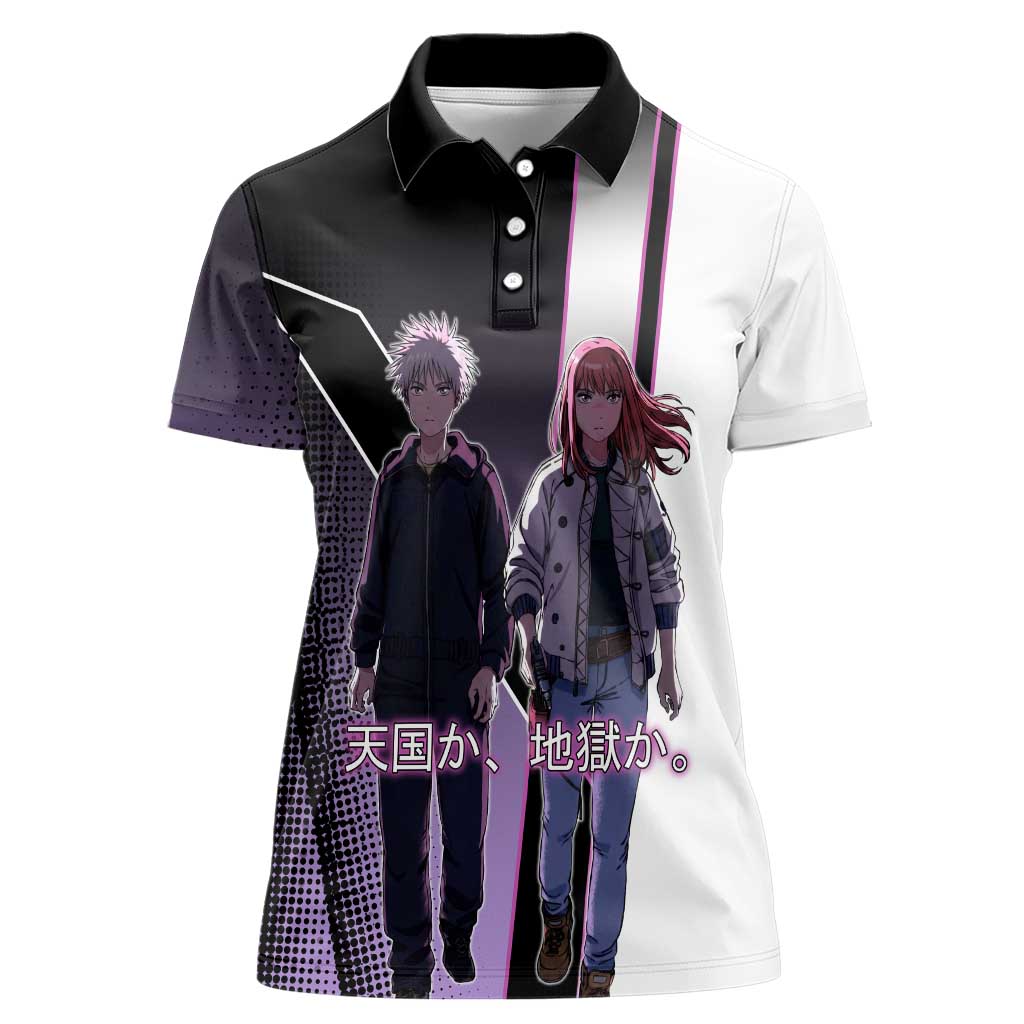 Heavenly Delusion Duo Women Polo Shirt Post-Apocalyptic Manga Style