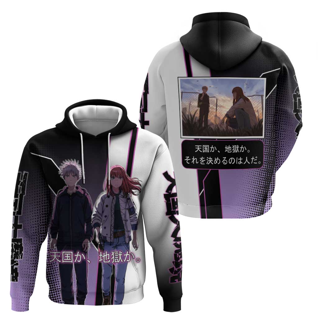 Heavenly Delusion Duo Zip Hoodie Post-Apocalyptic Manga Style