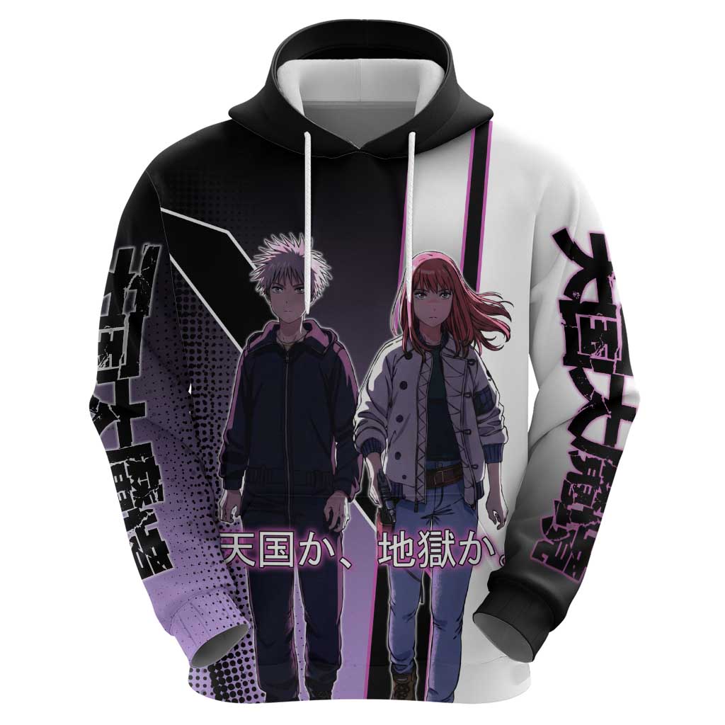 Heavenly Delusion Duo Zip Hoodie Post-Apocalyptic Manga Style