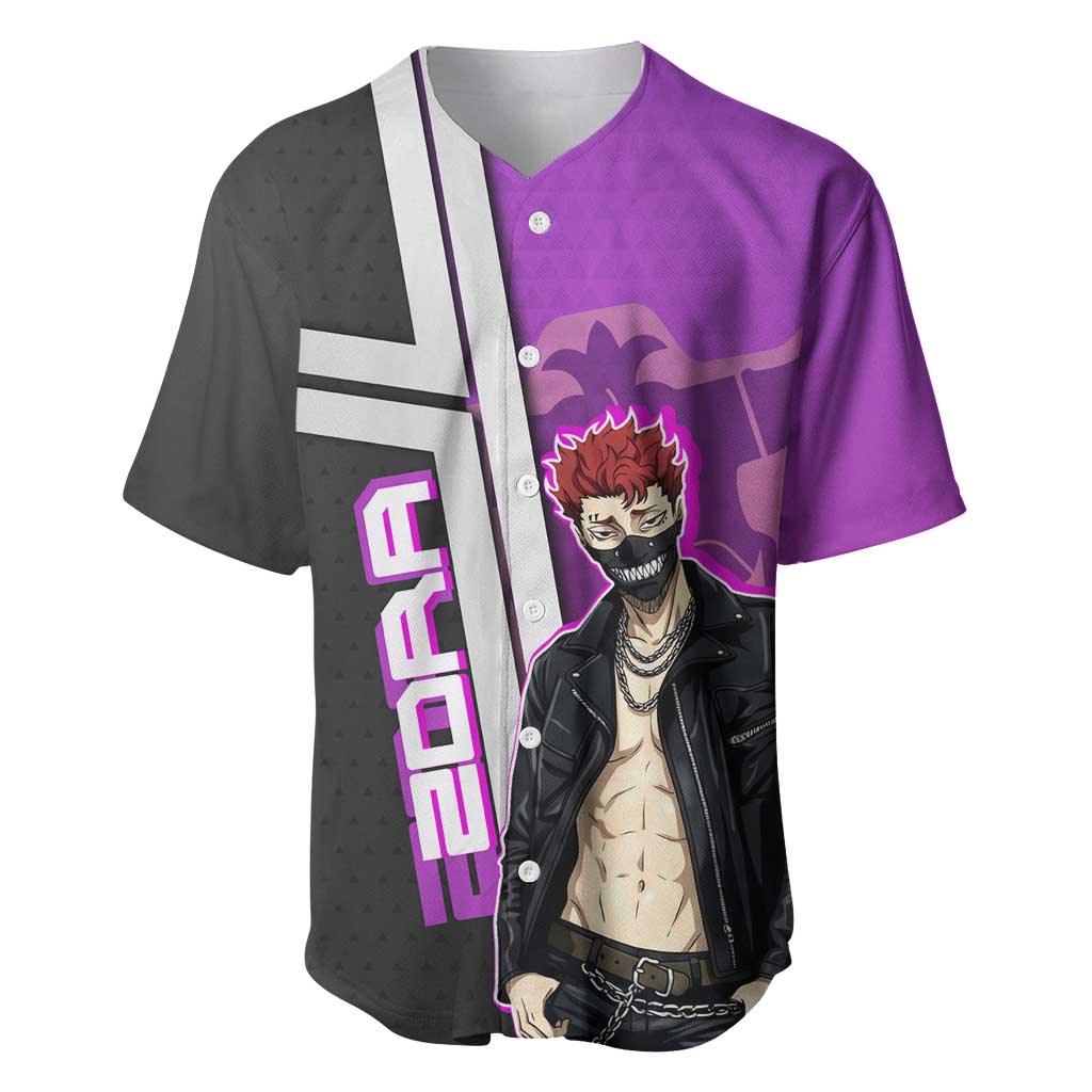 Zora Ideale Baseball Jersey Punk Anime Streetwear Style