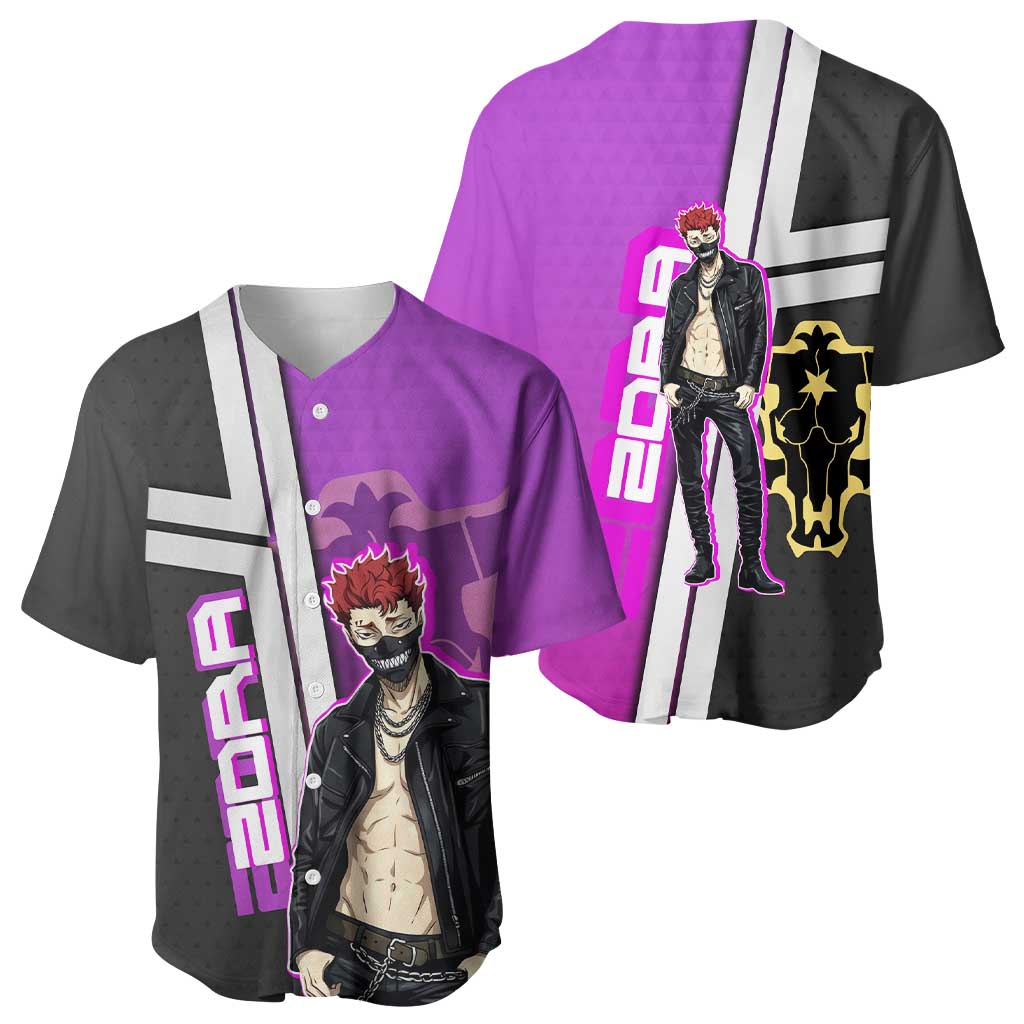 Zora Ideale Baseball Jersey Punk Anime Streetwear Style
