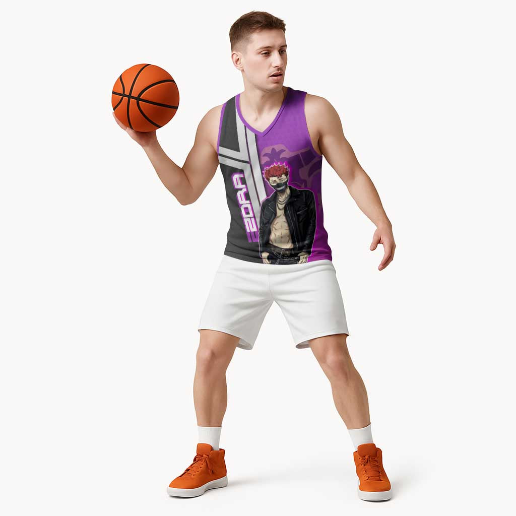 Zora Ideale Basketball Jersey Punk Anime Streetwear Style