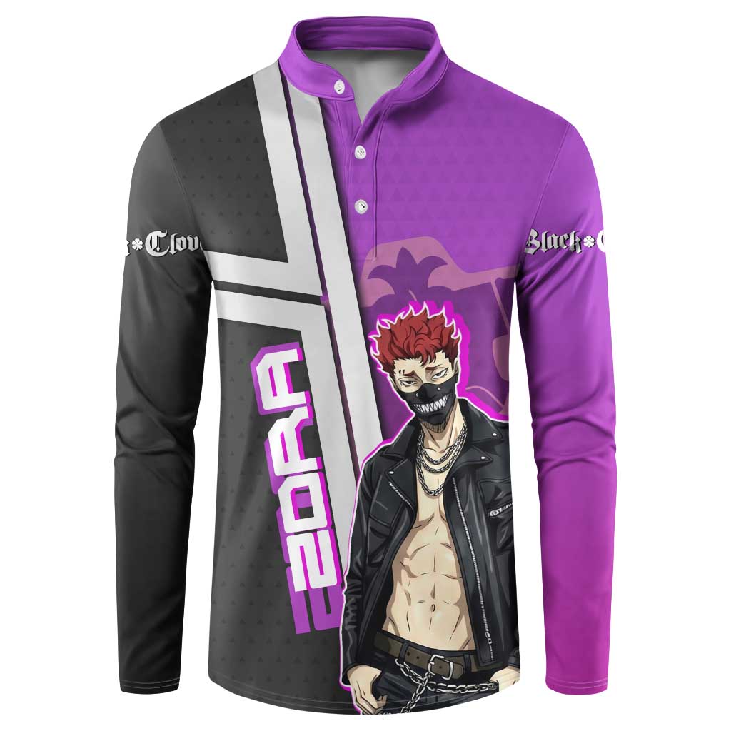 Zora Ideale Button Sweatshirt Punk Anime Streetwear Style