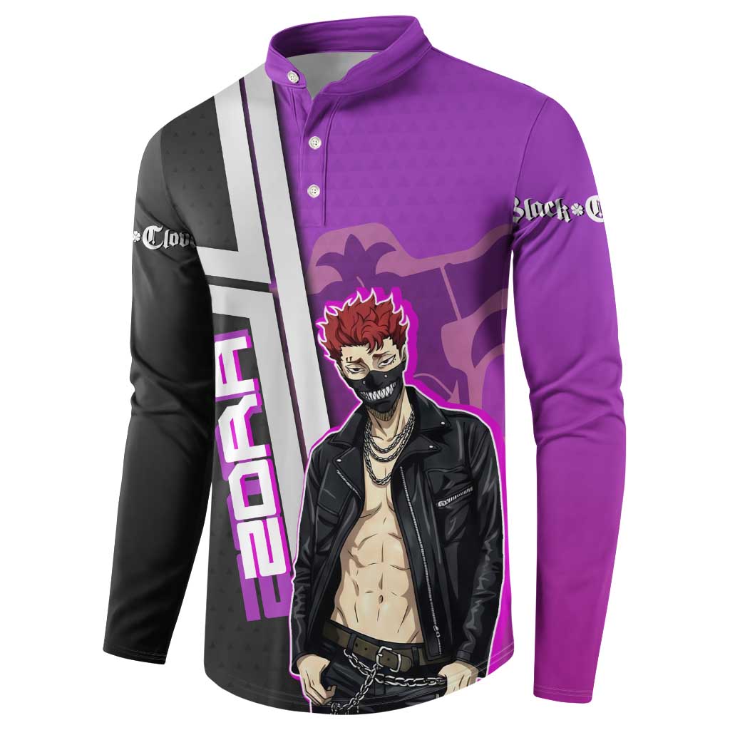 Zora Ideale Button Sweatshirt Punk Anime Streetwear Style