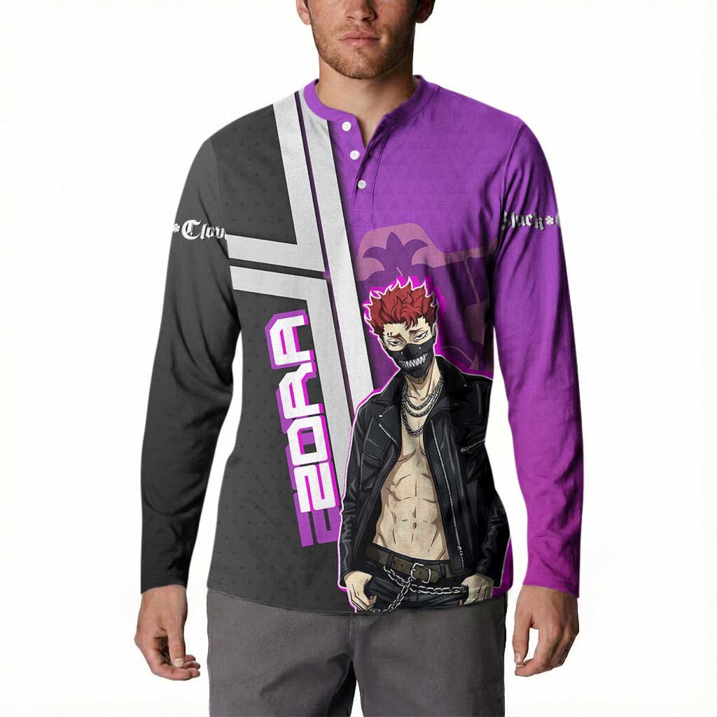 Zora Ideale Button Sweatshirt Punk Anime Streetwear Style