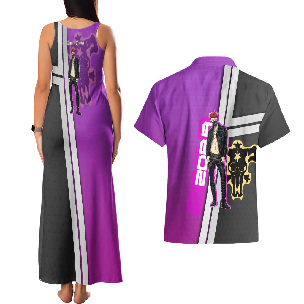 Zora Ideale Couples Matching Tank Maxi Dress and Hawaiian Shirt Punk Anime Streetwear Style