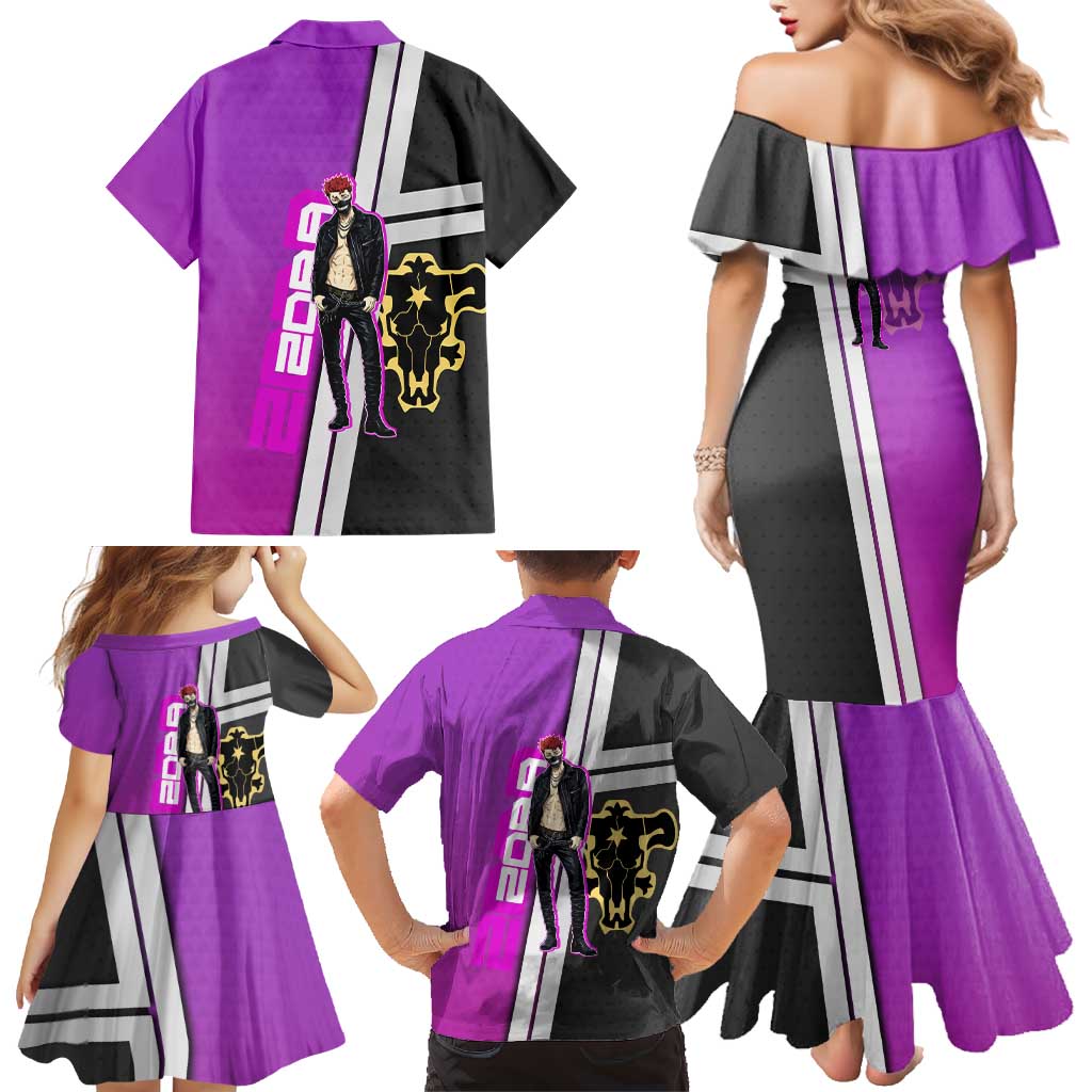 Zora Ideale Family Matching Mermaid Dress and Hawaiian Shirt Punk Anime Streetwear Style