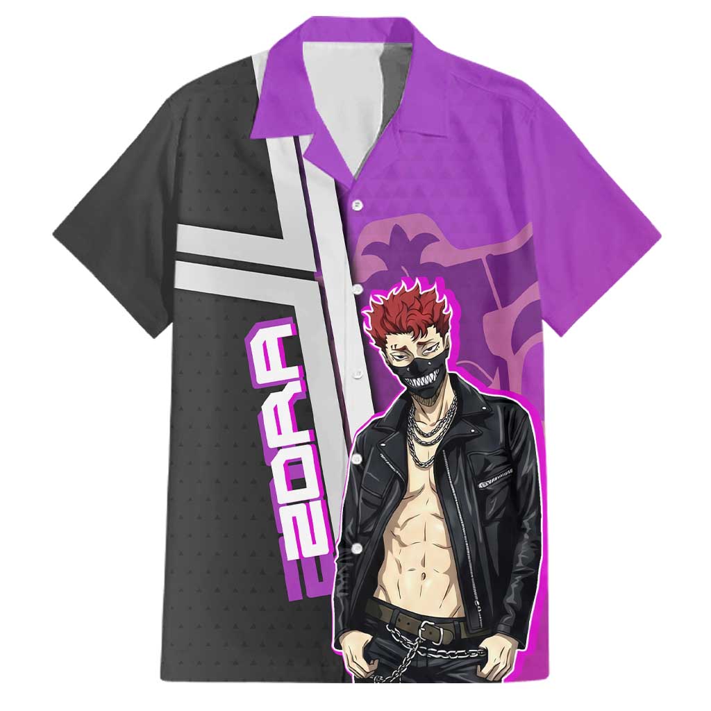 Zora Ideale Family Matching Off The Shoulder Long Sleeve Dress and Hawaiian Shirt Punk Anime Streetwear Style
