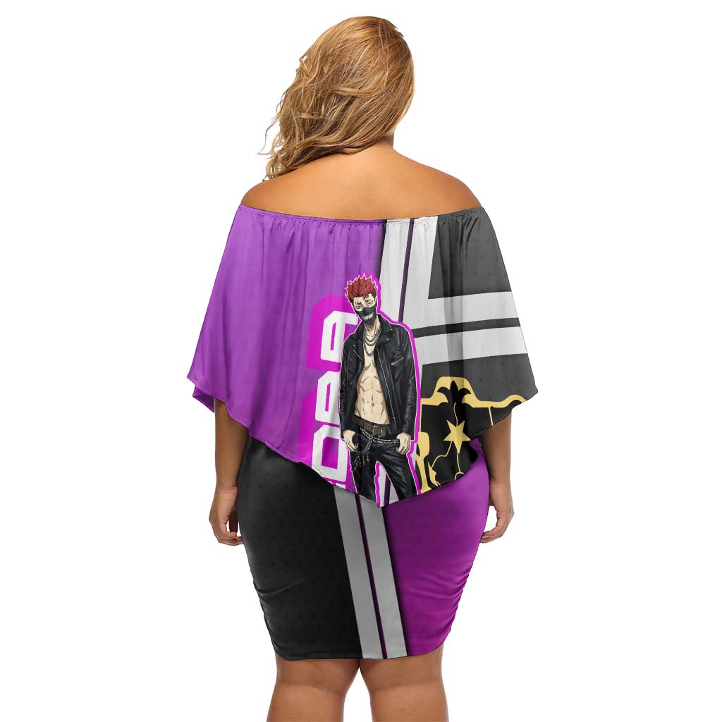 Zora Ideale Family Matching Off Shoulder Short Dress and Hawaiian Shirt Punk Anime Streetwear Style