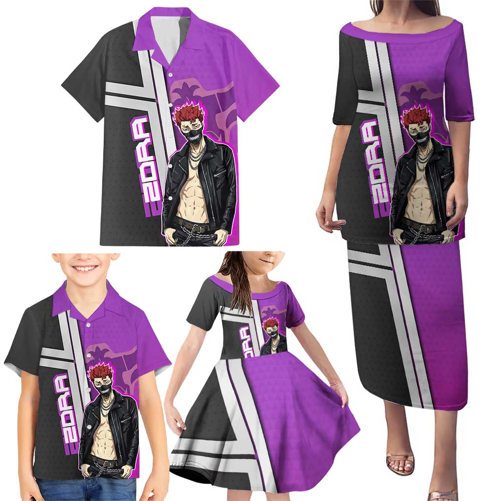 Zora Ideale Family Matching Puletasi and Hawaiian Shirt Punk Anime Streetwear Style
