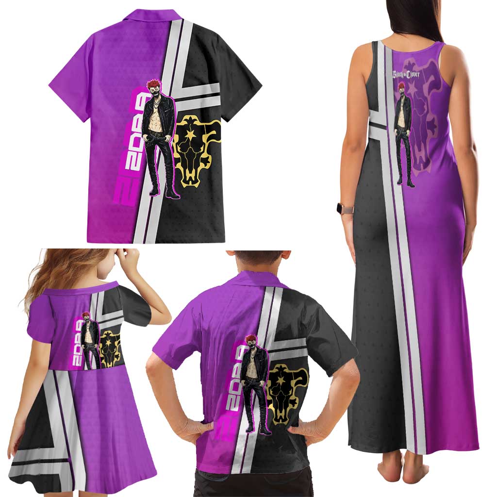 Zora Ideale Family Matching Tank Maxi Dress and Hawaiian Shirt Punk Anime Streetwear Style