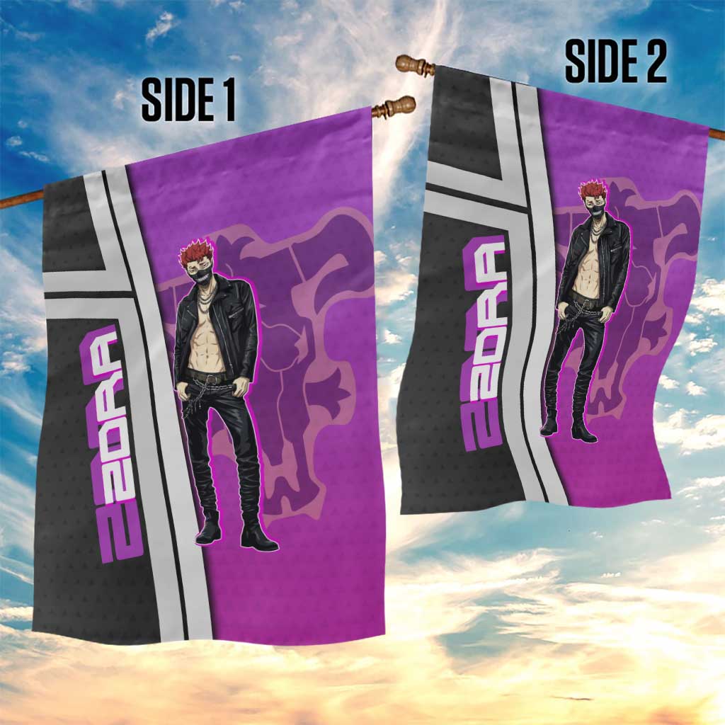 Zora Ideale Garden Flag Punk Anime Streetwear Style
