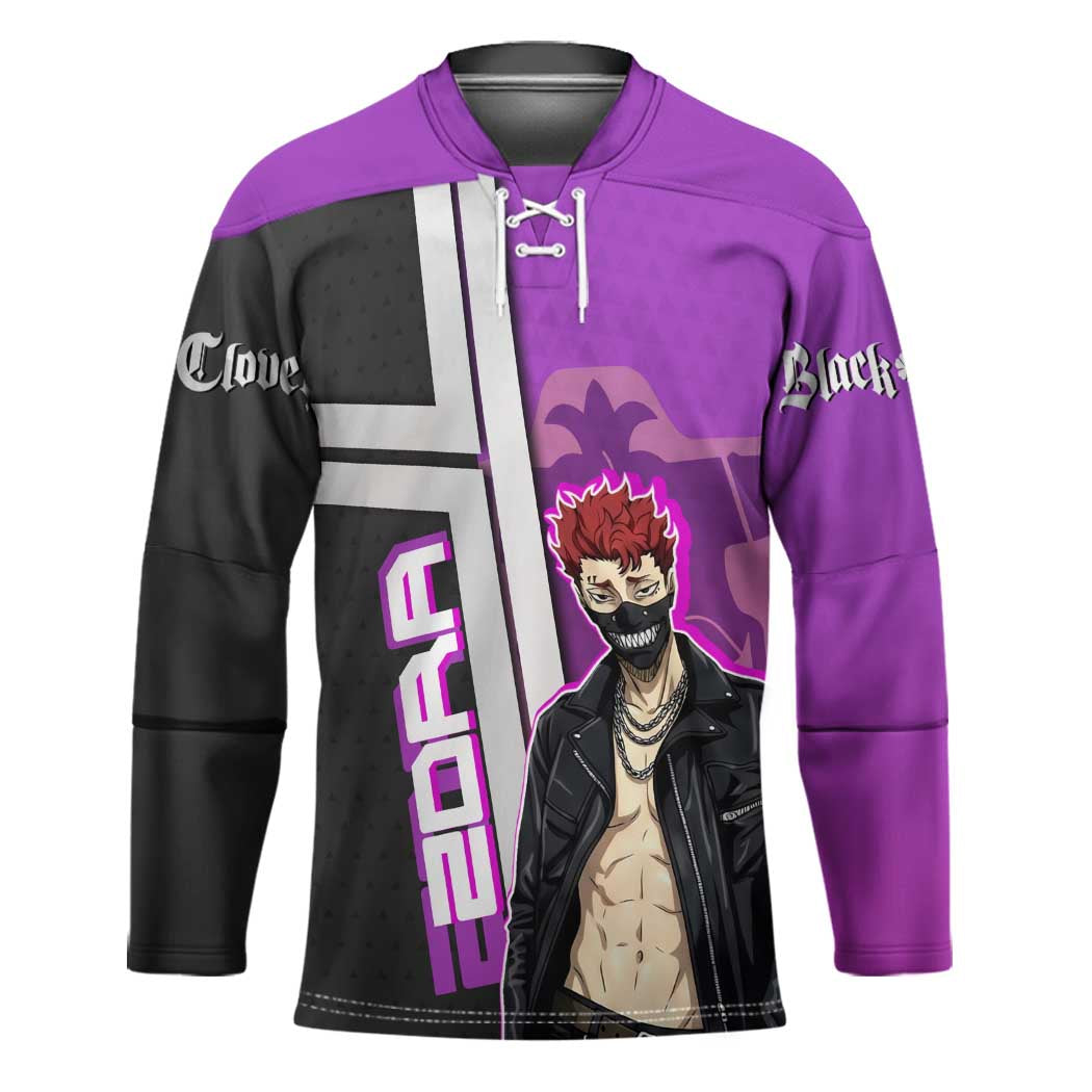 Zora Ideale Hockey Jersey Punk Anime Streetwear Style