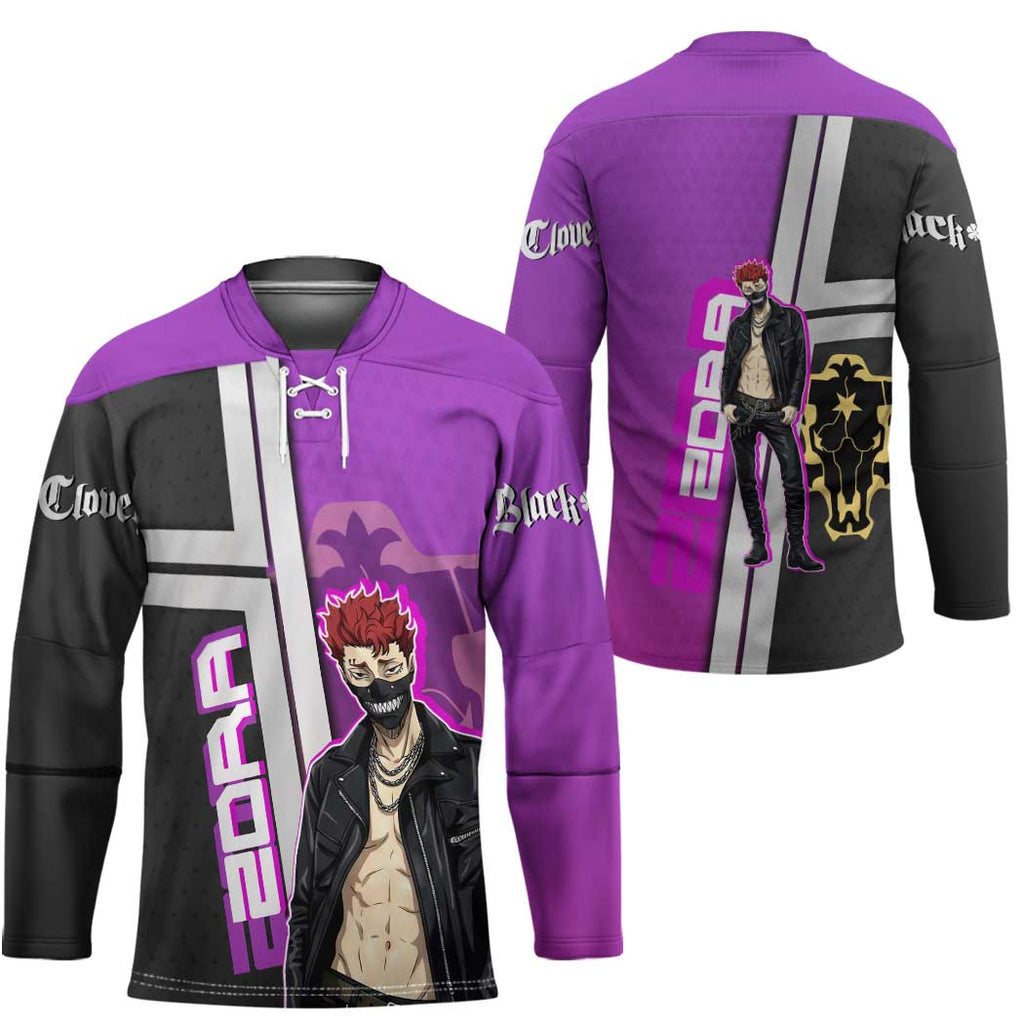 Zora Ideale Hockey Jersey Punk Anime Streetwear Style