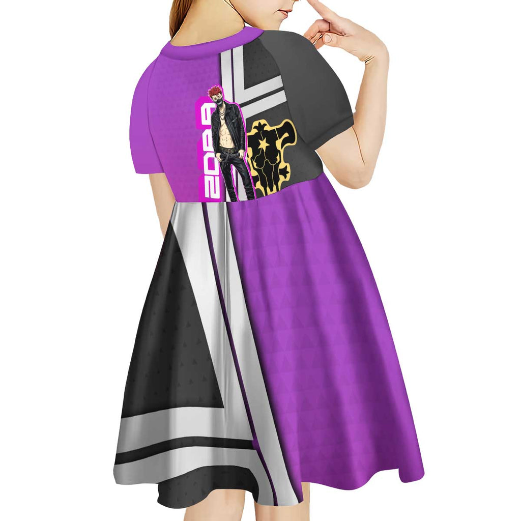 Zora Ideale Kid Short Sleeve Dress Punk Anime Streetwear Style