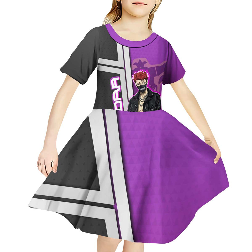 Zora Ideale Kid Short Sleeve Dress Punk Anime Streetwear Style