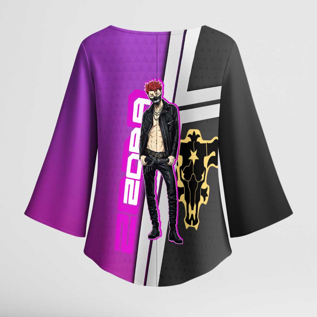 Zora Ideale Kimono Sleeve Blouse Punk Anime Streetwear Style