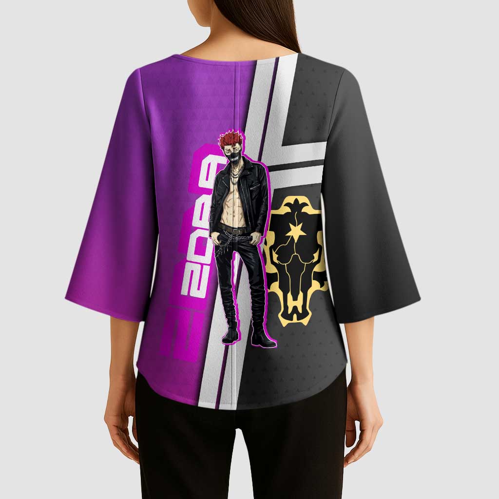 Zora Ideale Kimono Sleeve Blouse Punk Anime Streetwear Style