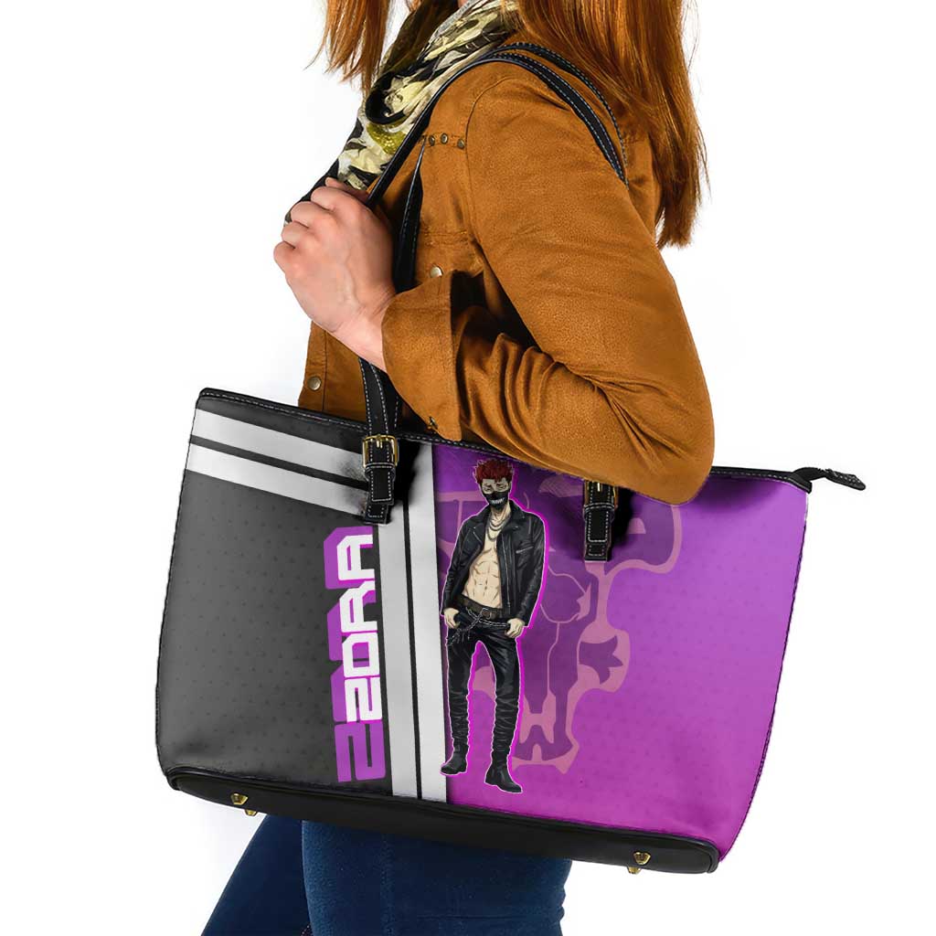 Zora Ideale Leather Tote Bag Punk Anime Streetwear Style