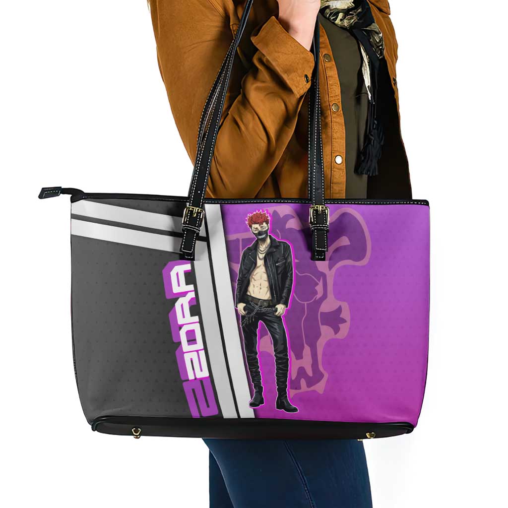 Zora Ideale Leather Tote Bag Punk Anime Streetwear Style