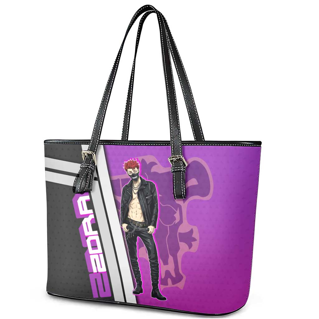 Zora Ideale Leather Tote Bag Punk Anime Streetwear Style
