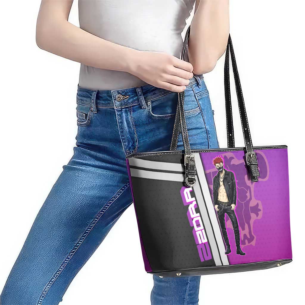 Zora Ideale Leather Tote Bag Punk Anime Streetwear Style