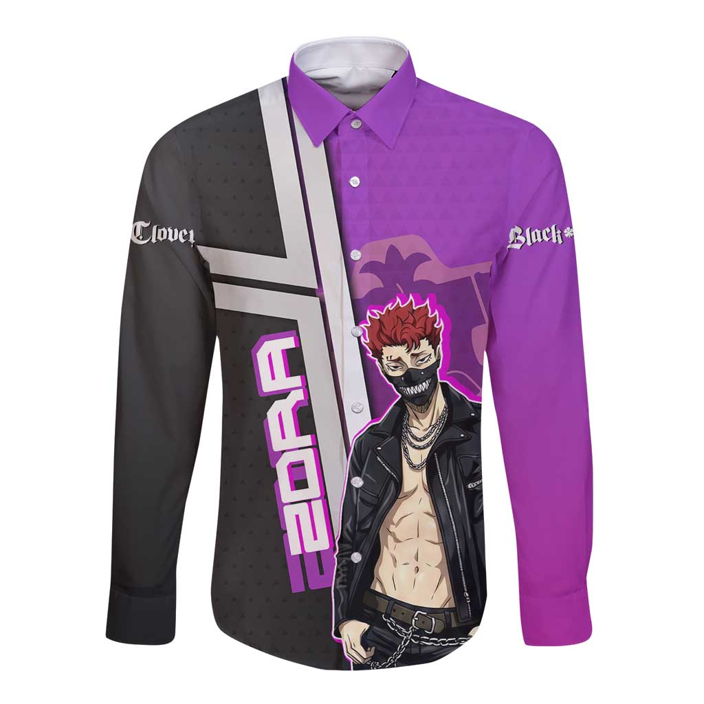Zora Ideale Long Sleeve Button Shirt Punk Anime Streetwear Style