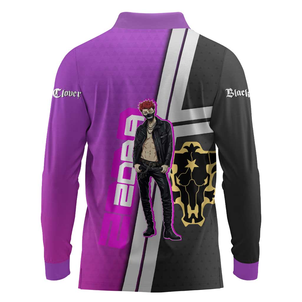 Zora Ideale Long Sleeve Polo Shirt Punk Anime Streetwear Style