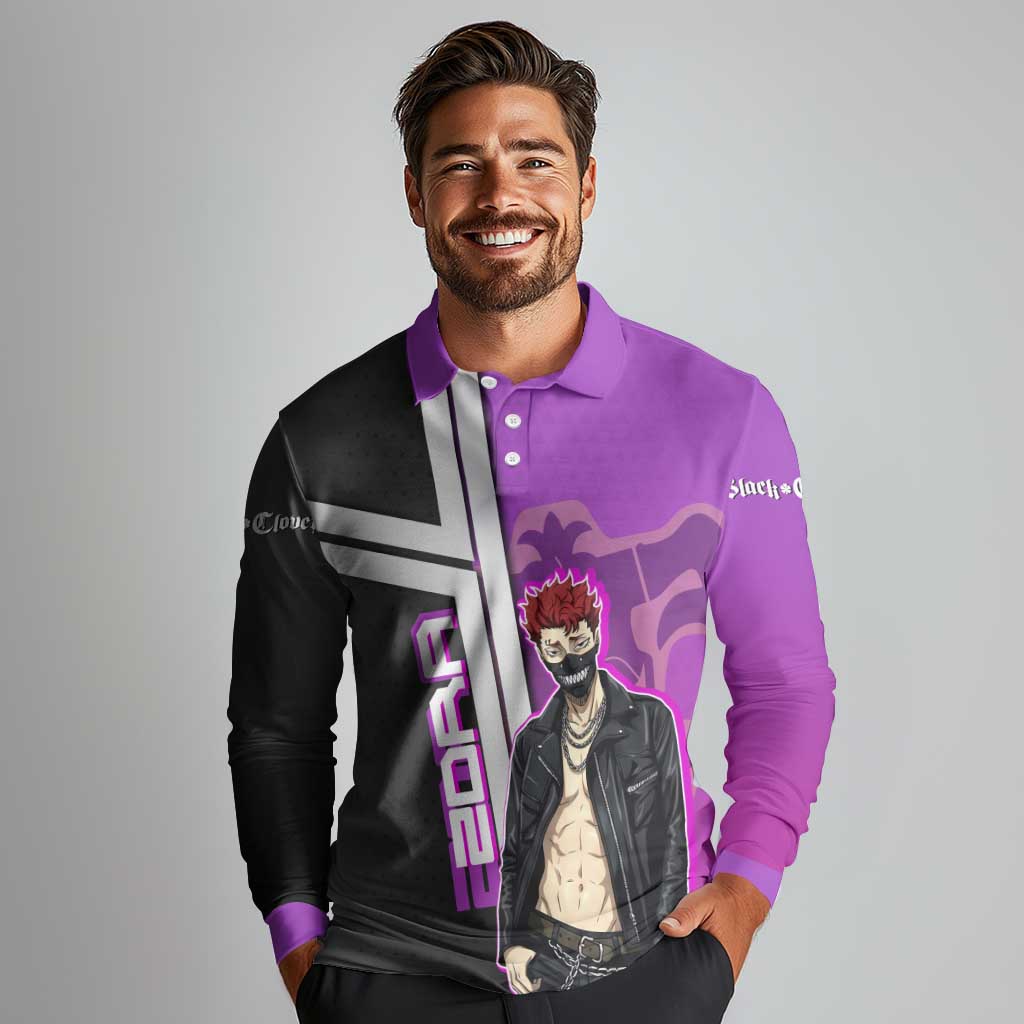 Zora Ideale Long Sleeve Polo Shirt Punk Anime Streetwear Style