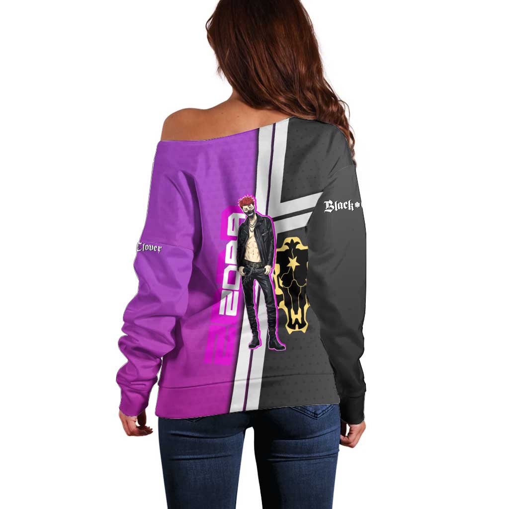 Zora Ideale Off Shoulder Sweater Punk Anime Streetwear Style