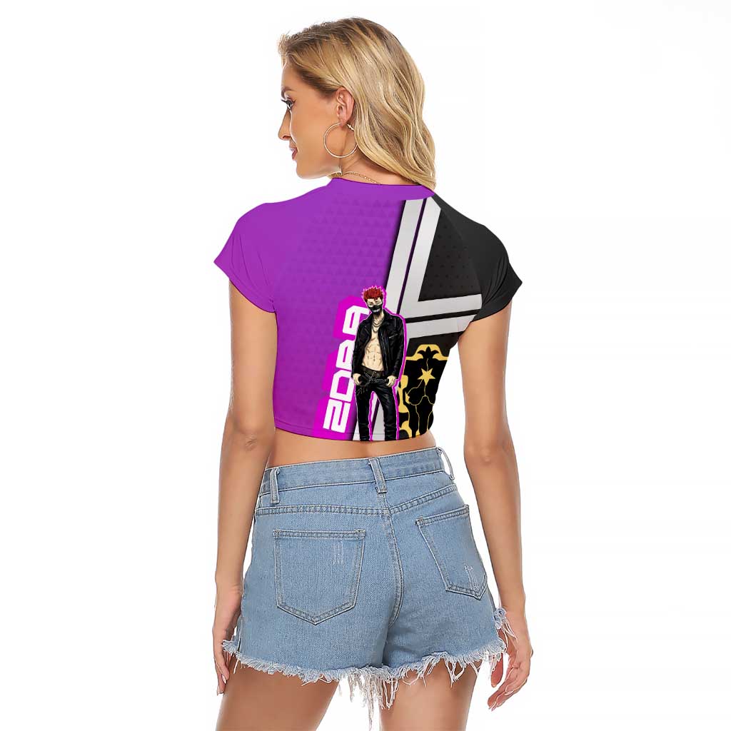 Zora Ideale Raglan Cropped T Shirt Punk Anime Streetwear Style
