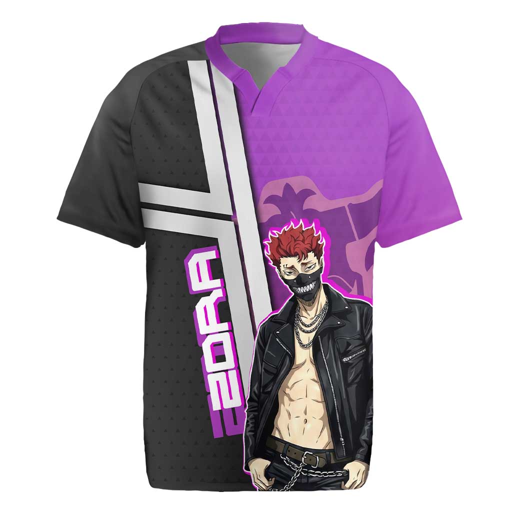 Zora Ideale Rugby Jersey Punk Anime Streetwear Style
