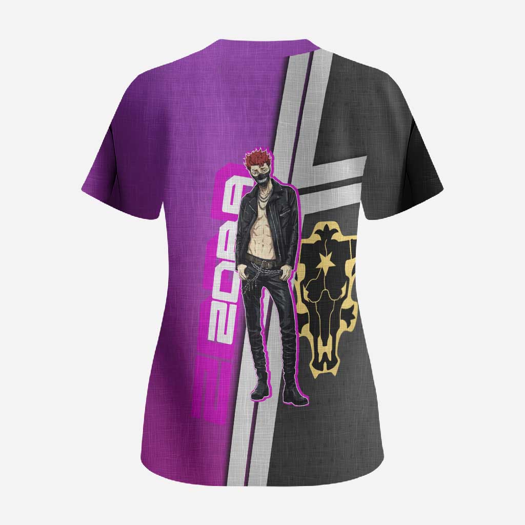 Zora Ideale Scrub Top Punk Anime Streetwear Style